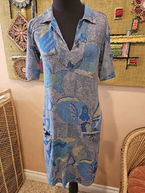 Tori Richard Honolulu Tiny Bubbles Mini Dress